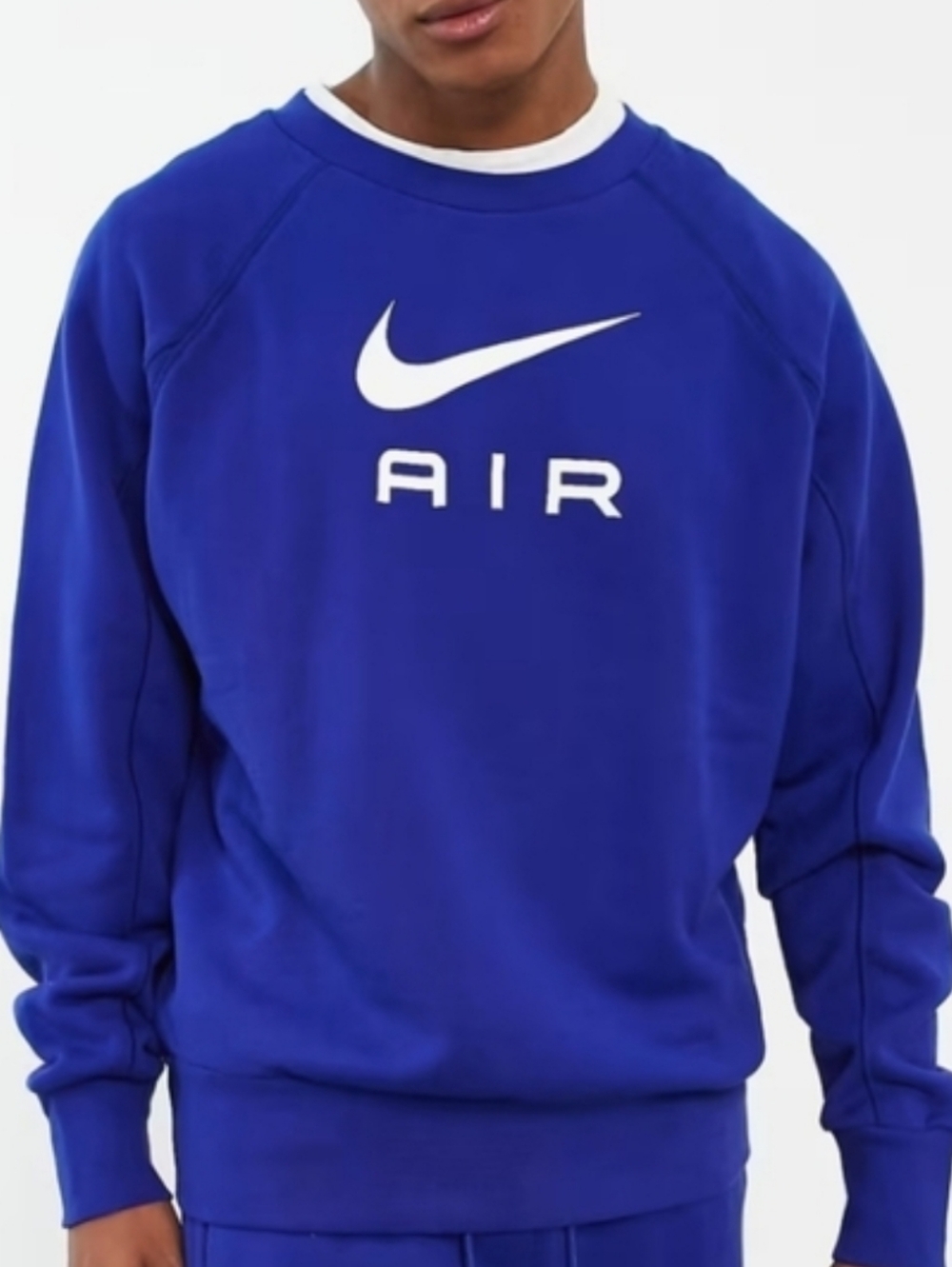 Nike Royal Blue Sweatshirt with White Swoosh Size XXL NEW
